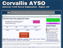 Tablet Screenshot of corvallisayso.org